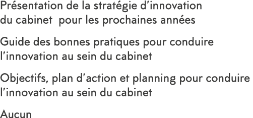 Pr sentation de la strat gie d innovation du cabinet pour les prochaines ann es Guide des bonnes pratiques pour condu   